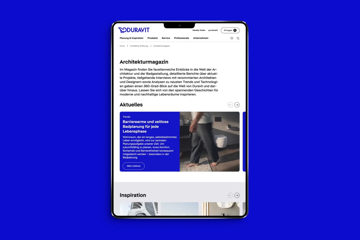DUV Mockup i Pad Magazin
