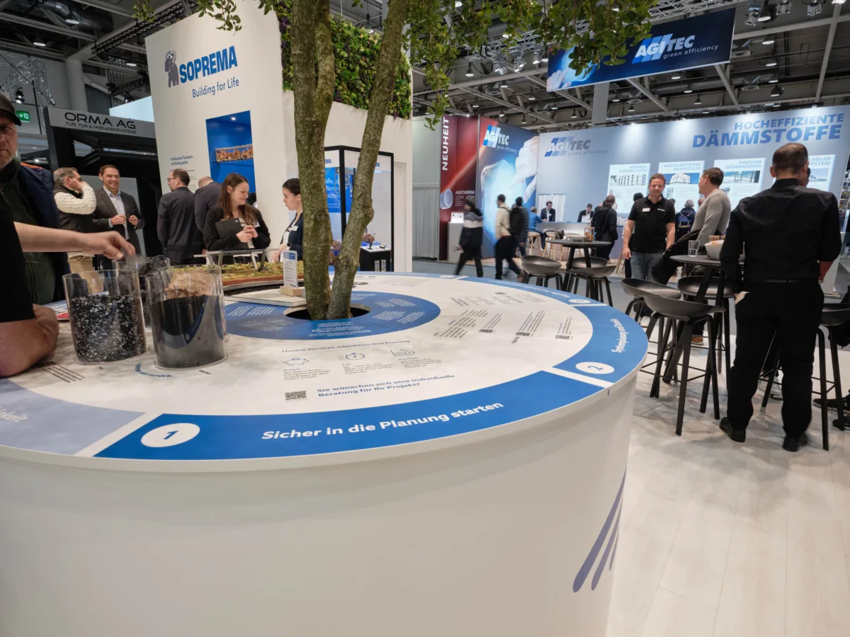 Messestand & Kommunikation für *Soprema* auf der Swissbau 2026 in Basel - Galerie 2