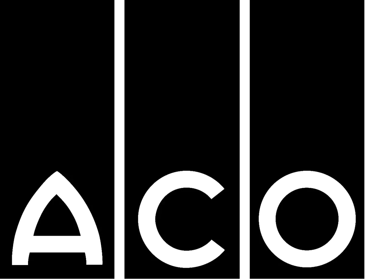 Logo von ACO, Hersteller von Entwässerungssystemen und Abscheidetechnik