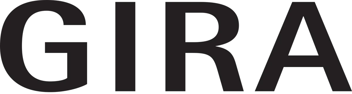 Logo von Gira, Hersteller von Elektroinstallations- und Gebäudetechnik