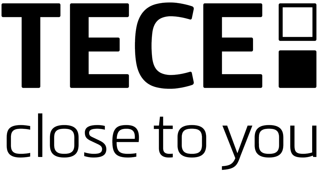 Logo von TECE, Hersteller von Installationssystemen für Bad und Sanitär